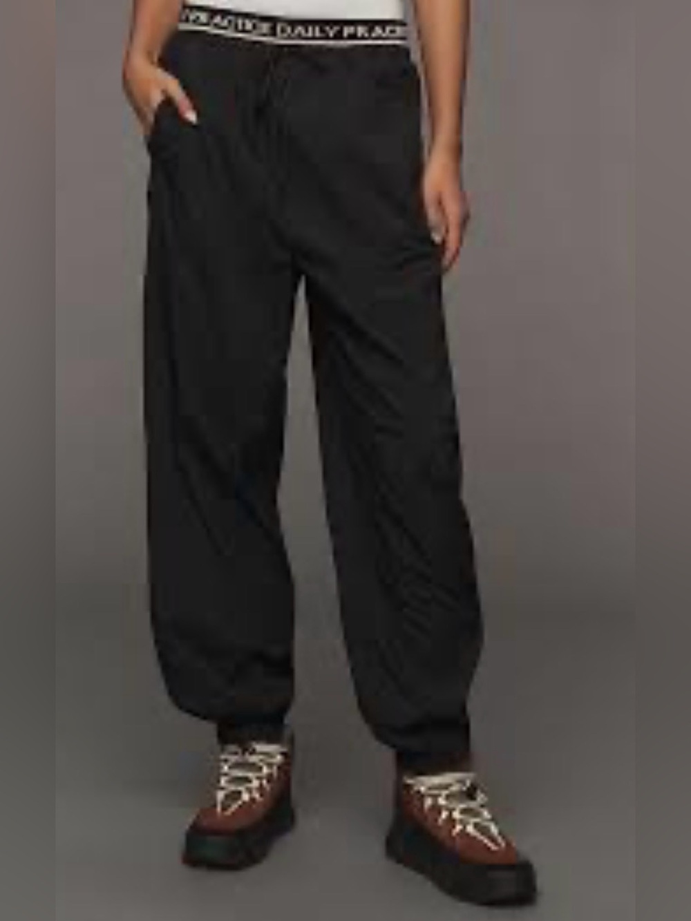 Daily Practice Anthropologie Black Relaxed Joggers